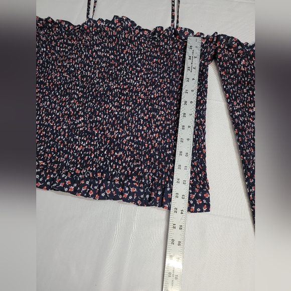 Polo Ralph Lauren Kezia Ditzy Floral Smocked Off The Shoulder Top Size XL - Picture 10 of 15